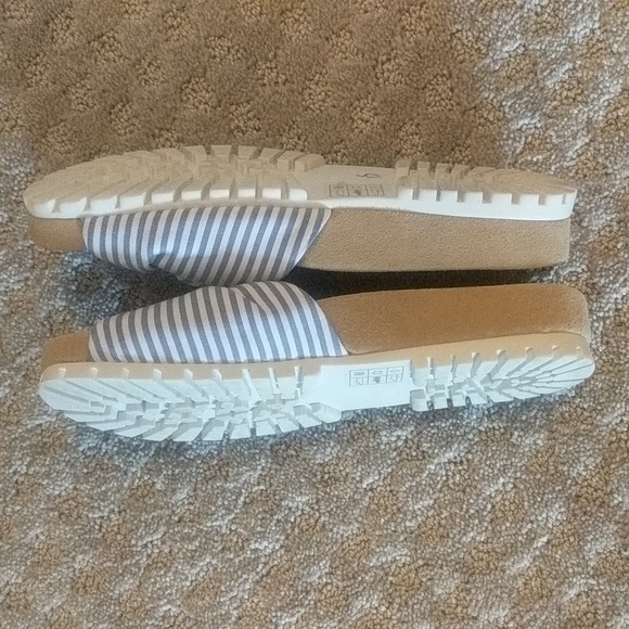 Jack Rogers white and blue striped knotted Phoebe slides - Picture 5 of 7